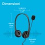 HP Stereo USB Headset G2 Auricolare Cablato A Padiglione Ufficio Nero