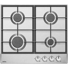 Amica KMG 13159 E Acciaio inossidabile Da incasso 60 cm Gas 4 Fornello(i)