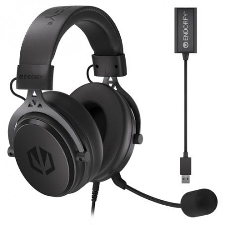 ENDORFY VIRO Plus USB Auricolare Cablato A Padiglione Musica/Giornaliera Nero