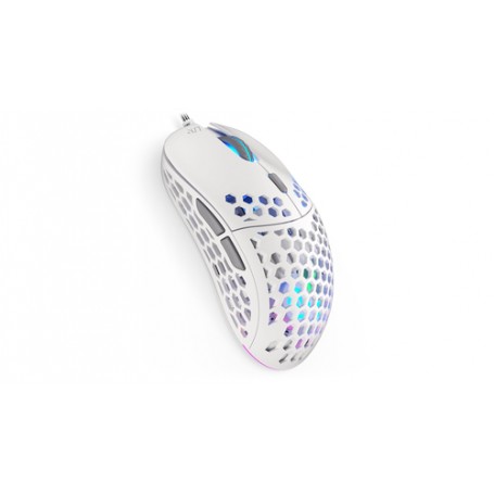 ENDORFY LIX Plus Onyx White mouse Mano destra USB tipo-C Ottico 19000 DPI