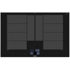 Siemens iQ700 EX875KYV1E piano cottura Nero Da incasso 80 cm Piano cottura a induzione 4 Fornello(i)