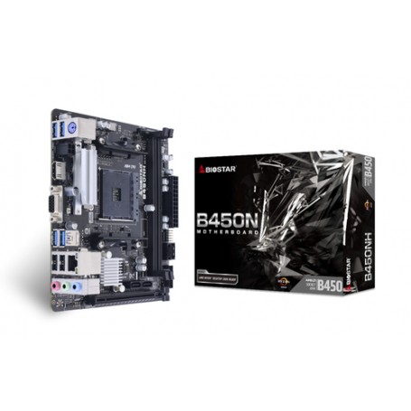 Biostar B450NH scheda madre AMD B450 Socket AM4 mini ATX