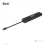 CLUB3D CSV-1596 hub di interfaccia USB 3.2 Gen 1 (3.1 Gen 1) Type-C 5000 Mbit/s Nero