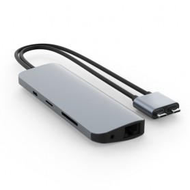 HYPER HD392-GRAY hub di interfaccia USB 3.2 Gen 1 (3.1 Gen 1) Type-C 5000 Mbit/s Grigio