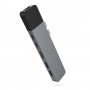 HYPER GN28N-GRAY replicatore di porte e docking station per notebook Cablato Grigio