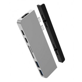 HYPER HD28C USB 3.2 Gen 1 (3.1 Gen 1) Type-C Argento
