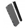 HYPER HD28C USB 3.2 Gen 1 (3.1 Gen 1) Type-C Grigio