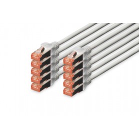 Digitus DK-1644-030-10 cavo di rete Grigio 3 m Cat6 S/FTP (S-STP)