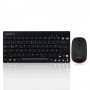 Perixx PERIDUO-712 tastiera Mouse incluso RF Wireless Nero, Rosso