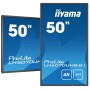 iiyama LH5070UHB-B1 visualizzatore di messaggi Pannello piatto per segnaletica digitale 125,7 cm (49.5") VA 700 cd/m² 4K