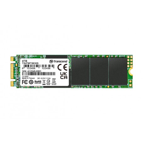Transcend 830S M.2 4000 GB Serial ATA III 3D NAND
