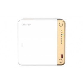 QNAP TS-462-2G server NAS e di archiviazione Tower Collegamento ethernet LAN Bianco N4505