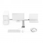 Hama 00200135 switch per keyboard-video-mouse (kvm) Metallico