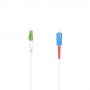 Hama 00200767 cavo a fibre ottiche 9 m LC/APC SC/UPC Bianco