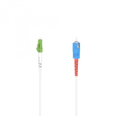 Hama 00200766 cavo a fibre ottiche 5 m LC/APC SC/UPC Bianco