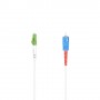Hama 00200766 cavo a fibre ottiche 5 m LC/APC SC/UPC Bianco