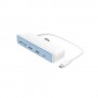 HYPER HD34A8 hub di interfaccia USB 3.2 Gen 1 (3.1 Gen 1) Type-C 10 Mbit/s Bianco
