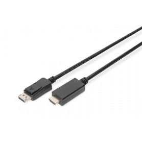Digitus AK-340303-030-S cavo e adattatore video 3 m HDMI tipo A (Standard) Nero