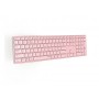 Rapoo E9800M tastiera RF senza fili + Bluetooth QWERTZ Tedesco Rosa