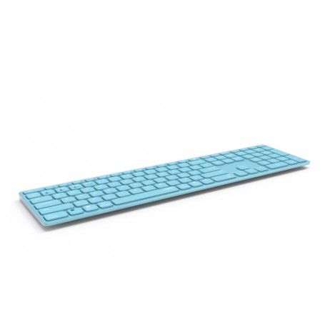 Rapoo E9800M tastiera RF senza fili + Bluetooth QWERTZ Tedesco Blu