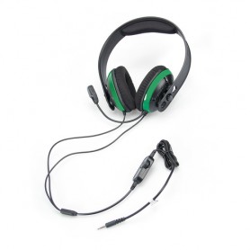 Raptor Gaming HX200 Auricolare Cablato A Padiglione Giocare Nero, Verde