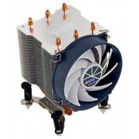 Titan TTC-NK35TZ/R(KU) sistema di raffreddamento per computer Processore Raffreddatore d'aria 9,5 cm Alluminio, Nero, Bi