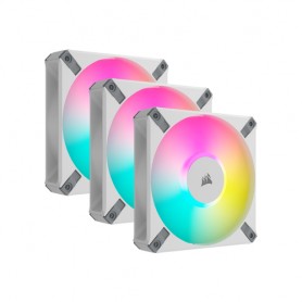 Corsair CO-9050158-WW sistema di raffreddamento per computer Case per computer Ventilatore Bianco 3 pz