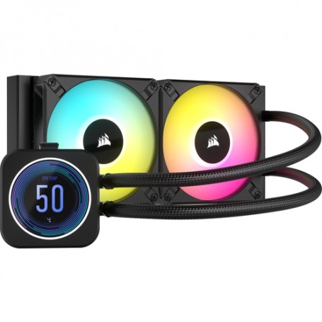 Corsair CW-9060074-WW sistema di raffreddamento per computer Case per computer Kit di raffreddamento a liquido 12 cm Ner