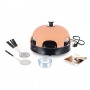 Emerio PO-115984 macchina e forno per pizza 6 pizza(e) 1200 W Nero, Arancione