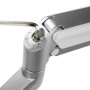 LogiLink BP0088 supporto da tavolo per Tv a schermo piatto 81,3 cm (32") Argento Scrivania