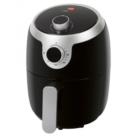 Clatronic FR 3769 H Singolo 1,8 L Indipendente 1000 W Friggitrice ad aria calda Nero, Acciaio inossidabile