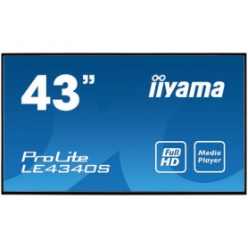 iiyama LE4340S-B3 visualizzatore di messaggi Pannello piatto per segnaletica digitale 109,2 cm (43") LED 350 cd/m² Full 