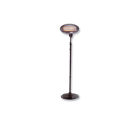Olympia BS 55 Nero 2000 W Riscaldatore ambiente elettrico a infrarossi