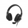 Hama HS-P350 V2 Auricolare Cablato A Padiglione Ufficio Nero
