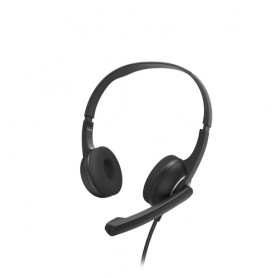 Hama HS-USB250 V2 Auricolare Cablato A Padiglione Ufficio USB tipo A Nero