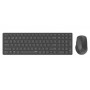 Hama 9700M tastiera Mouse incluso QWERTY Tedesco Grigio