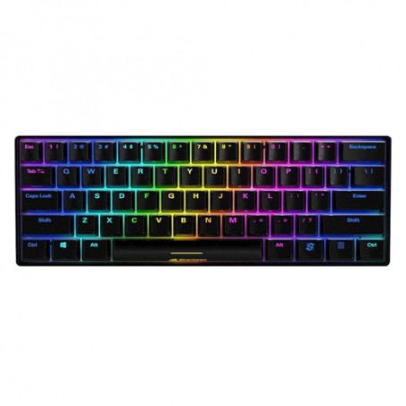 Sharkoon SGK50 S4 tastiera USB QWERTY Inglese US Nero