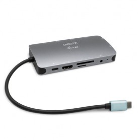 Dicota D31955 replicatore di porte e docking station per notebook Cablato USB tipo-C Antracite