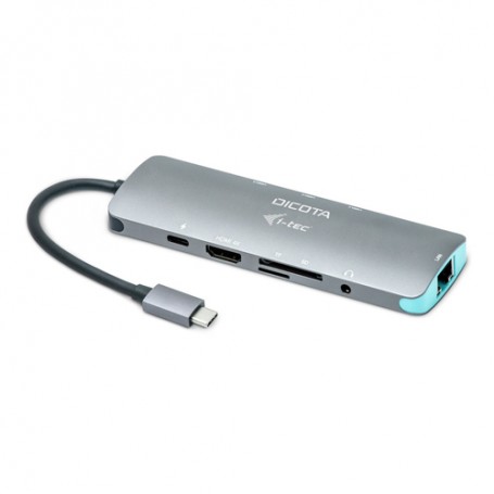 Dicota D31954 replicatore di porte e docking station per notebook Cablato USB tipo-C Antracite