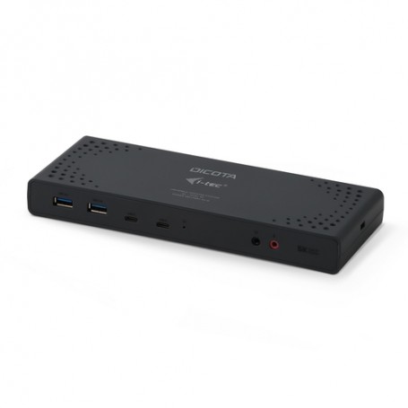Dicota D31952 replicatore di porte e docking station per notebook Cablato USB tipo-C Nero