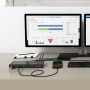 Dicota D31952 replicatore di porte e docking station per notebook Cablato USB tipo-C Nero