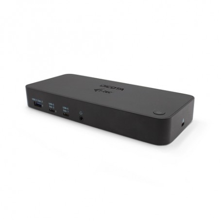 Dicota D31951 replicatore di porte e docking station per notebook Cablato USB tipo-C Nero