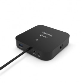 Dicota D31949 replicatore di porte e docking station per notebook Cablato USB tipo-C Nero