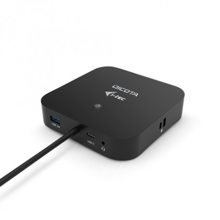 Dicota D31949 replicatore di porte e docking station per notebook Cablato USB tipo-C Nero