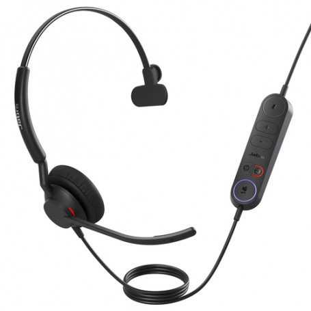 Jabra Engage 40 Auricolare Cablato A Padiglione Ufficio USB tipo-C Nero