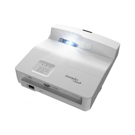 Optoma W330UST videoproiettore Proiettore a raggio ultra corto 3600 ANSI lumen DLP WXGA (1280x800) Compatibilità 3D Bian
