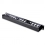 StarTech.com Pannello Gestione Cavi Orizzontale per armadi rack 1U con canalina passacavi a denti e copertura (CMDUCT1UX)