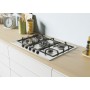 Candy Timeless CHG74WX Acciaio inossidabile Da incasso 74.5 cm Gas 5 Fornello(i) (33801986)