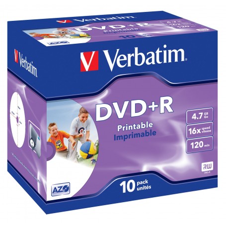 Verbatim 43508 DVD vergine 4,7 GB DVD+R 10 pz (43508/10)