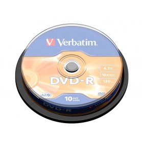 Verbatim DVD-R Matt Silver 4,7 GB 10 pz (43523/10)